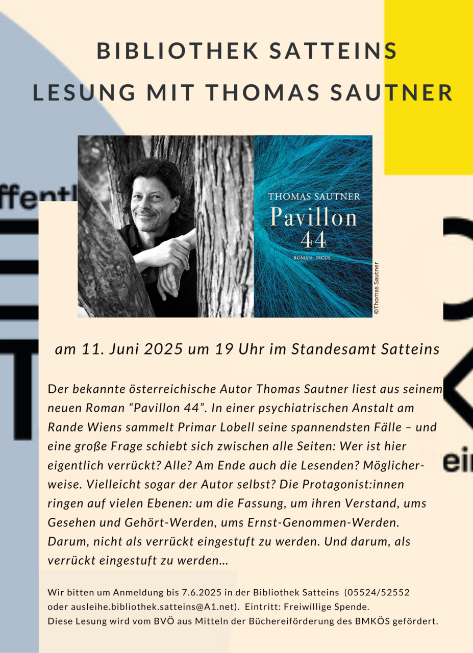 Plakat Thomas Sautner 2025