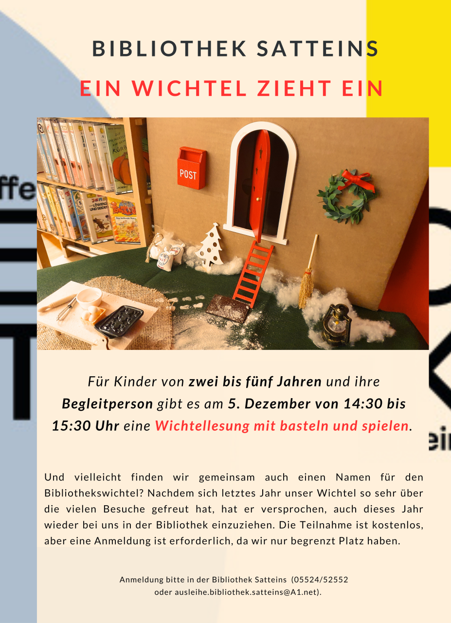 Plakat Wichtellesung 2025