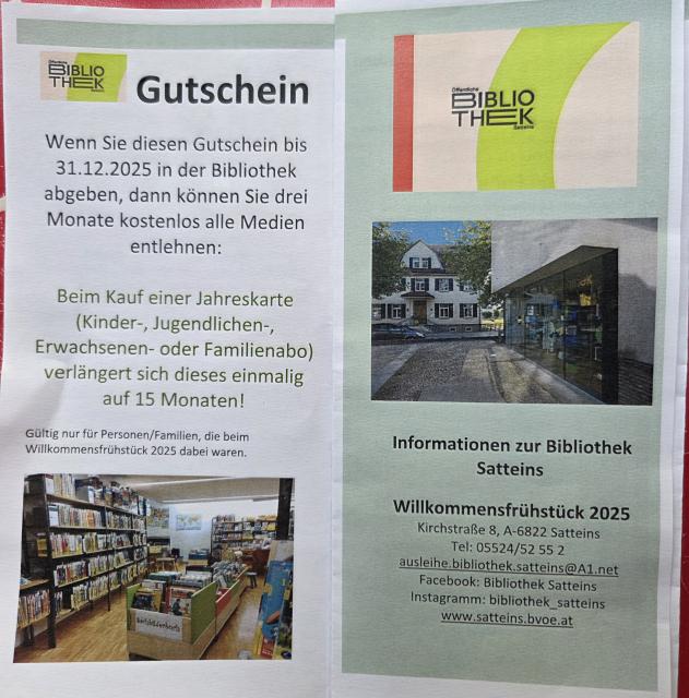 Willkommens-Gutschein