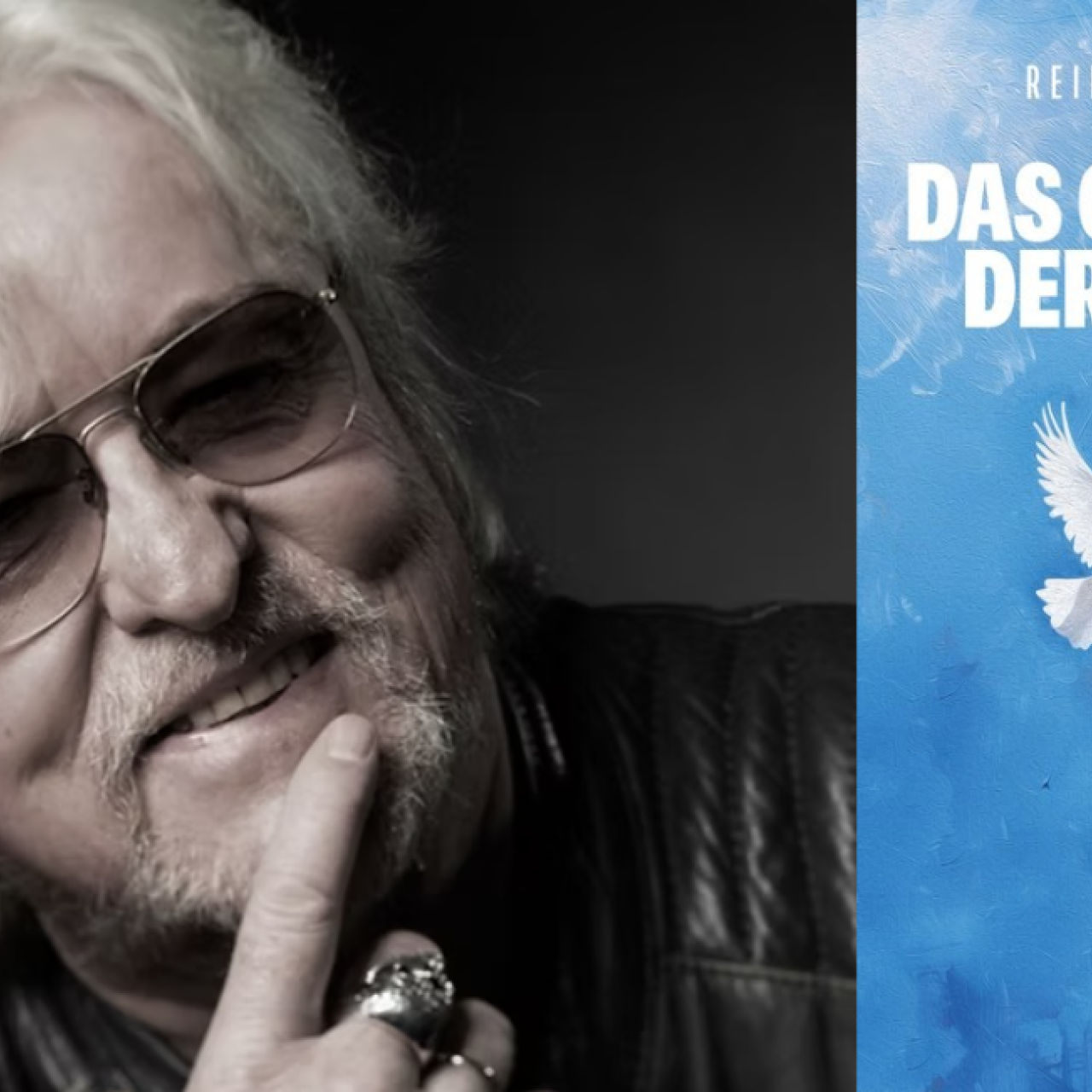 Reinhold Bilgeri mit Buchcover