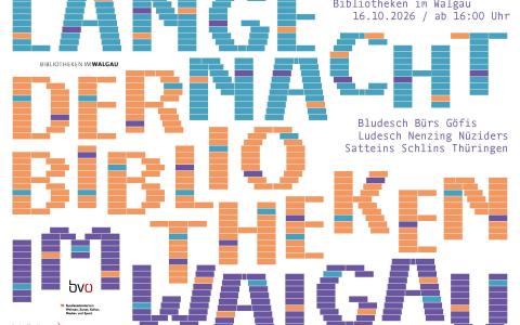 Plakat Lange Nacht der Bibliotheken 2026